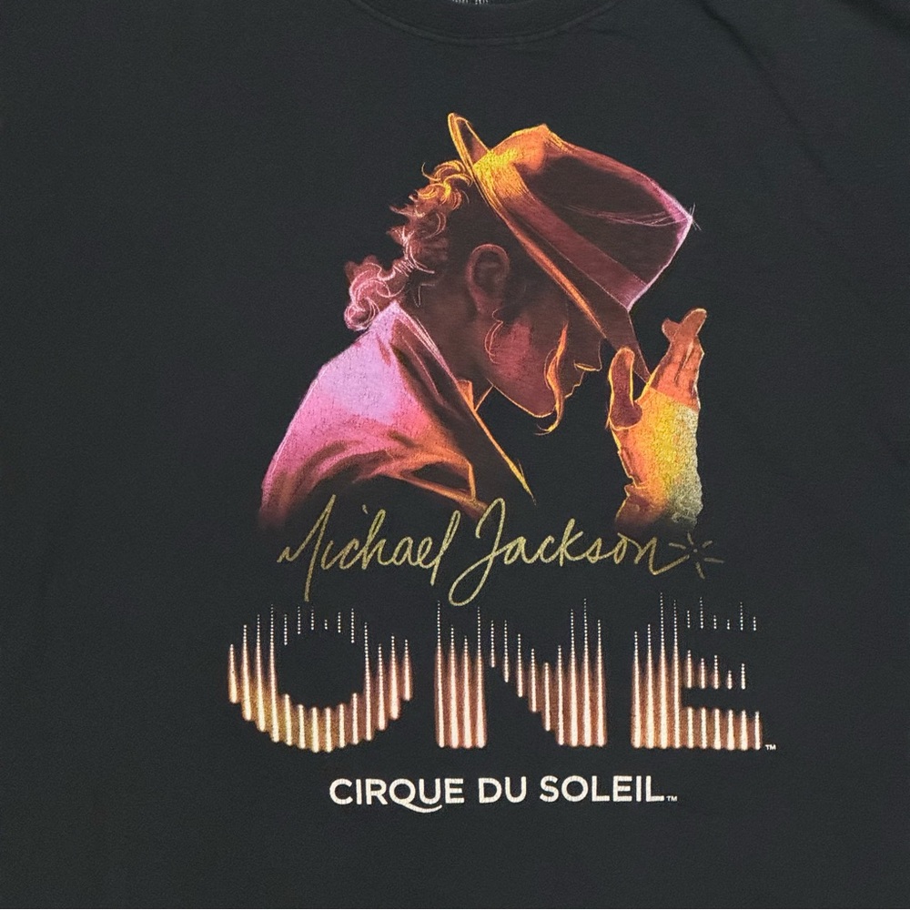 Vintage Michael Jackson T-shirt “One” Cirque Du Soleil - Picture 2 of 4